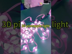 3D pixel led light 360 ° Full Color Waterproof 3535 LED beads 3D Κρυστάλλινη λάμπα