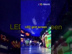Π31.25 Διαφανής οθόνη με πλέγμα LED αδιάβροχη για σήμανση αίθουσας εκθέσεων