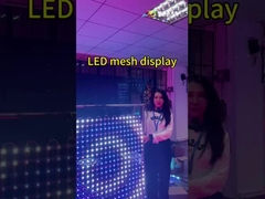 Τ20-1L Διαφανής οθόνη Led Mesh Εξωτερική SMD3535 Για επιφάνεια κτιρίου