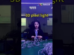 Πλήρες χρώμα RGB 3D Pixel LED Κρυστάλλινη λάμπα Διαδραστική για διακόσμηση