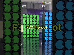 15mm 8x8 Μηχανική οθόνη Flip Dot Διαδραστική οθόνη Flip Billboard Retailer