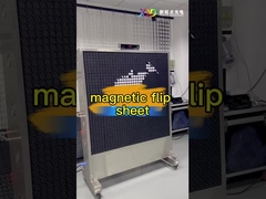 Μαγνητική οθόνη Flip Dot για την αίθουσα εκθέσεων του σταθμού